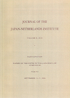 Journal of the Japan-Netherlands Institute Vol.10